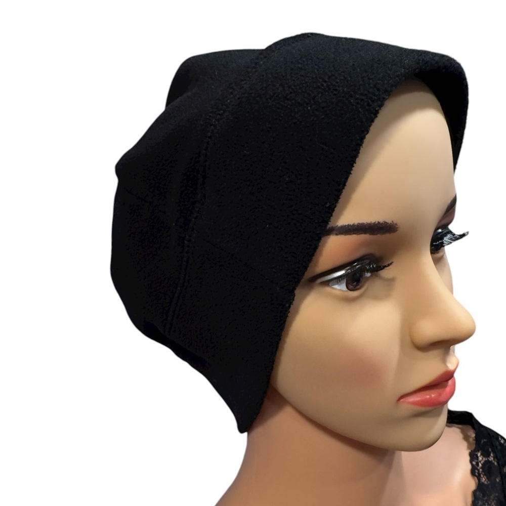Stylish Black Beanie Hat Kids Boys Girls OS - Picture 3 of 13